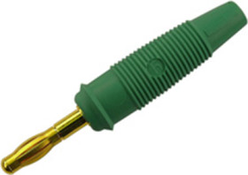 4 mm plug, solder connection, 1.5 mm², CAT O, green, 972518704