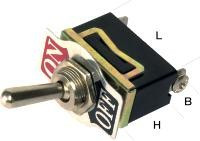 HEB6-0 Przełącznik hebelkowy, jednosekcyjny ON-OFF 6A/250VAC