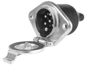 GNIAZDO PRZYCZEPY 7-PIN 24V TYP-N ALUMI