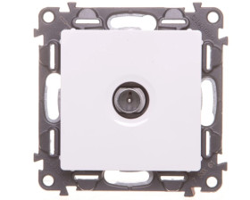 VALENA LIFE Gniazdo antenowe przelotowe biały 753161