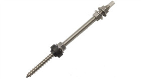 Śruba Dwugwintowa Do Mocowania Paneli Fotowoltaicznych M10x200mm Stal...