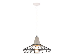 VT-7330 Lampa wisząca klosz: siatka + beton średnica: 330 3849 V-TAC