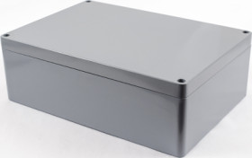 Aluminum die cast enclosure, (L x W x H) 330 x 230 x 113 mm, gray (RAL 7046), IP66, 1590Z235GY