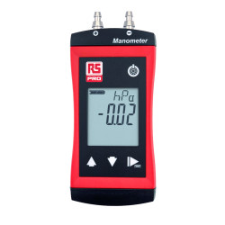 Manometr 200mbar RS PRO ±0,2% RS 1107 Różnicowy