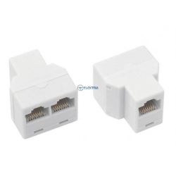 Sieciowy rozgałęźnik RJ45 gniazdo - 2 gniazda