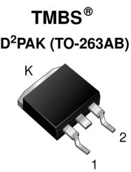 VB10170C Dual High Voltage Trench MOS Barrier Schottky Rectifier Ultra Low VF = 0.57 V at IF = 2.5 A