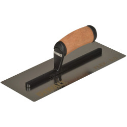 DEWALT EU 2-981 0.5mm FLEX StainlessSteel Flat Trowel LeatherHandle12&quot;