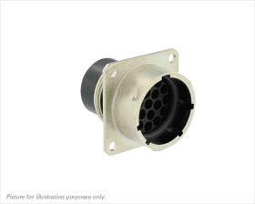 Złącze 19-pinowe Souriau Sunbank by Eaton Męski Montaż na kołnierzu MIL-DTL-26482 rozmiar 16