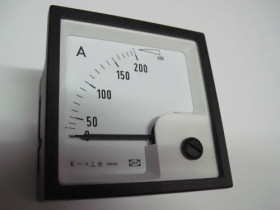 Amperomierz EQ72-x 0-200/400A do przekładnika 200/5A , wymiary: 72x72mm (10000893870)