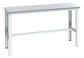 Stół warsztatowy szer. 750mm maks. obciążenie: 350kg Podstawowy stoł Blacha stalowa dł. 2000mm wys. 740 → 1140mm