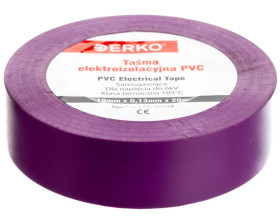 Taśma izolacyjna 19/20 fioletowa TPVC_19-20-FIOLET