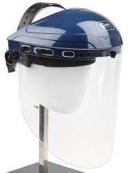 Tarcza ochronna, Przezroczysty, PC, Brew, odporność na: Płynny metal, Czarny