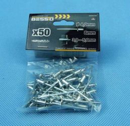 NITY ALUMINIOWE 4,0x8mm 50szt BESSTO