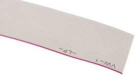 Kabel taśmowy Nieekranowany, AWG: 28, 25-żyłowy, raster: 1.27mm, 30m, -20→ +105 C