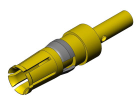 Styk złącza D-Sub FCT from Molex ŻeńskiPołączenie zagniatane Zasilanie rozmiar 16 → 20AWG
