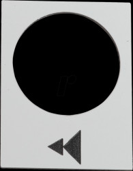 ZB2BY4903 Identification plate, right or raise, 40 x 30 mm