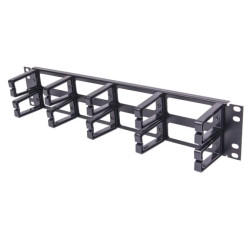 Panel porządkujący 19 cali 2U do szaf CCSS oraz CCSW CCAS-PP-02U