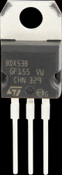 BDX53B Darlington transistor, NPN, 80V, 8A, 60W, TO-220AB