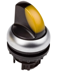 Napęd przełącznika 3 położeniowy żółty z podświetleniem bez samopowrotu M22-WRLK3-Y 216849