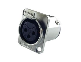 MIKROFONOWE GNIAZDO 3 PIN DO OBUDOWY AMPHENOL PROFI AC3FDZ