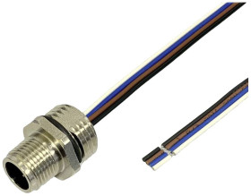 BKL Electronic 2703001 Wbudowane złącze czujnika/aktuatora, piny: 4, 0.5 m, 1 szt.