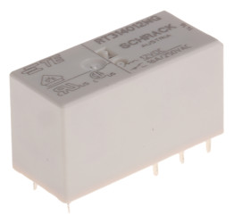Przekaźnik mocy 12V dc SPDT TE Connectivity 400mW, montaż PCB 360Ω Otwór przezierny