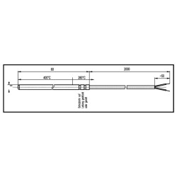 Enda K10-PT100 Platinum Resistance Thermometer Pt100