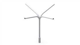 Og Wysięgnik Lampowy Czteramienny Na Słup Oświetleniowy Fi 54,5 Mm 100Stopni...