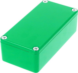Aluminum die cast enclosure, (L x W x H) 100 x 50 x 31 mm, green, IP54, 1590G2GR
