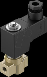 1491844 Solenoid valve, 2/2, for gases/liquids, 24 V DC, G1/4