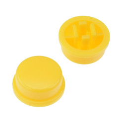 U5555 Yellow 13mm Round Tactile Switch Cap for PHAP5-50 APEM