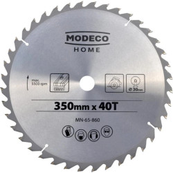 Piła tarczowa Home Tools MN-65-860 350 mm 30/20/16x40T – 1 szt.