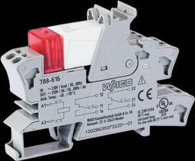 788-616 Relay module, 230 V AC, 8 A, 2 CO