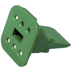 TE Connectivity W 6 S-P012 DT Connector Wedge, 6 Pins, with Fuse Wedge
