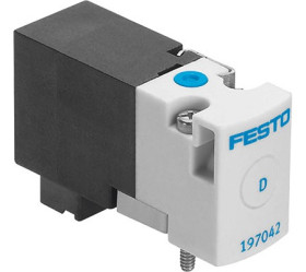 Pneumatyczne zawory elektromagnetyczne Festo 3/2 Open, Single Solenoid 5V dc
