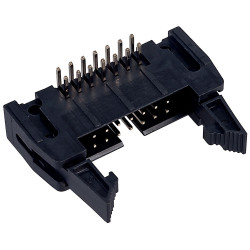 TruConnect 14 Way IDC Right Angled Latched PCB 2.54mm