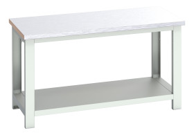 Stół warsztatowy szer. 750mm maks. obciążenie: 450kg Podstawowy stoł Blacha stalowa dł. 1500mm wys. 840mm