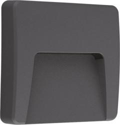 Oprawa LED elewacyjna ASTON 3W barwa naturalna 4000K IP65 typ 2 kwadrat LOE032