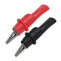 Zacisk krokodylkowy - na średnicę 2mm - krokodylki żabki - 2 szt