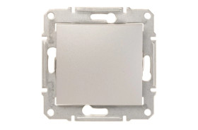 Sedna Przycisk jednobiegunowy 1Z aluminium SDN0700160
