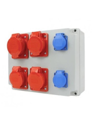 Rozdzielnica siłowa n/t NBOX-31.1 3x16A/5P 1x32A/5P 2x250V IP44 3614244