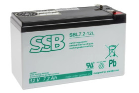 Akumulator VRLA AGM 12V 7,2Ah (żywotność 10-12lat) SBL7,2-12L T2