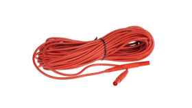 Przewód Pomiarowy 20M Czerwony /Wtyki Bananowe/ Waprz020rebb