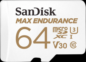 SDSQQVR-064G-GN6IA microSDHC Memory Card 64 GB, SanDisk Max Endurance