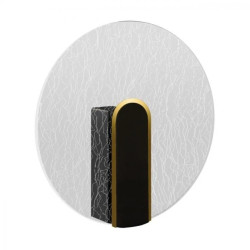 Lampa kinkiet ścienny dekoracyjny glamour popękane szkło MORIS LED D 6W barwa neutralna 04180 STRUHM