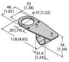 Turck 3075992 Uchwyt montażowy SMB30FVK 1 szt.