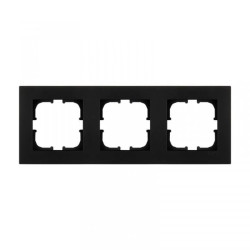 Ramka potrójna Exen seria Karell czarny metalik K103/14E