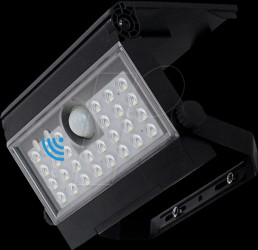 OC-WL002A Solar wall light, PIR light sensor, IP65
