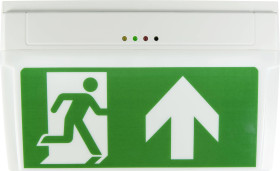 B-SAFETY BR530030 Oznakowanie drogi awaryjnej z podświetleniem LED Montaż nasufitowy, Montaż ścienny podtynkowy Wyjście,