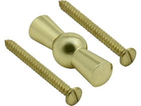 Pokrętło łączników obrotowych Retro ceramic, złote